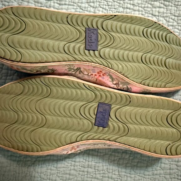 KEDS X RIFLE PAPER Co Double Decker Meadow Sneaker - Women's 8.5M, Pink Multi - Picture 6 of 9